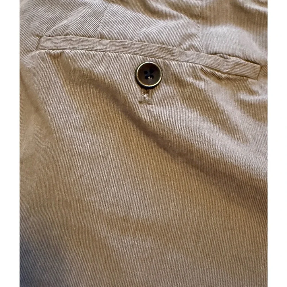 Banana Republic Brown Striped Chino Shorts Men's Sz. 31 Flat Front Casual Shorts